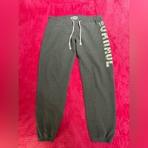Garage Grey Sweatpants Y2K Joggers Logo Lounge Pants
